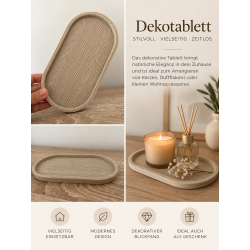 Dekoratives Tablett –...