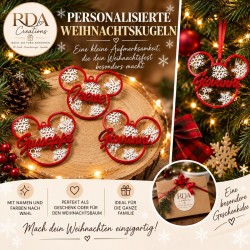 Personaliserte Weihnachtskugel